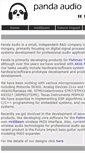 Mobile Screenshot of panda-audio.com