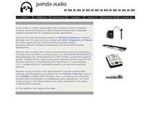 Tablet Screenshot of panda-audio.com